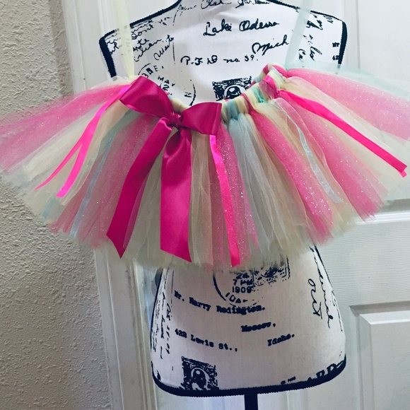 PINK LEMONADE couture tutu skirt - Picture 5 of 6